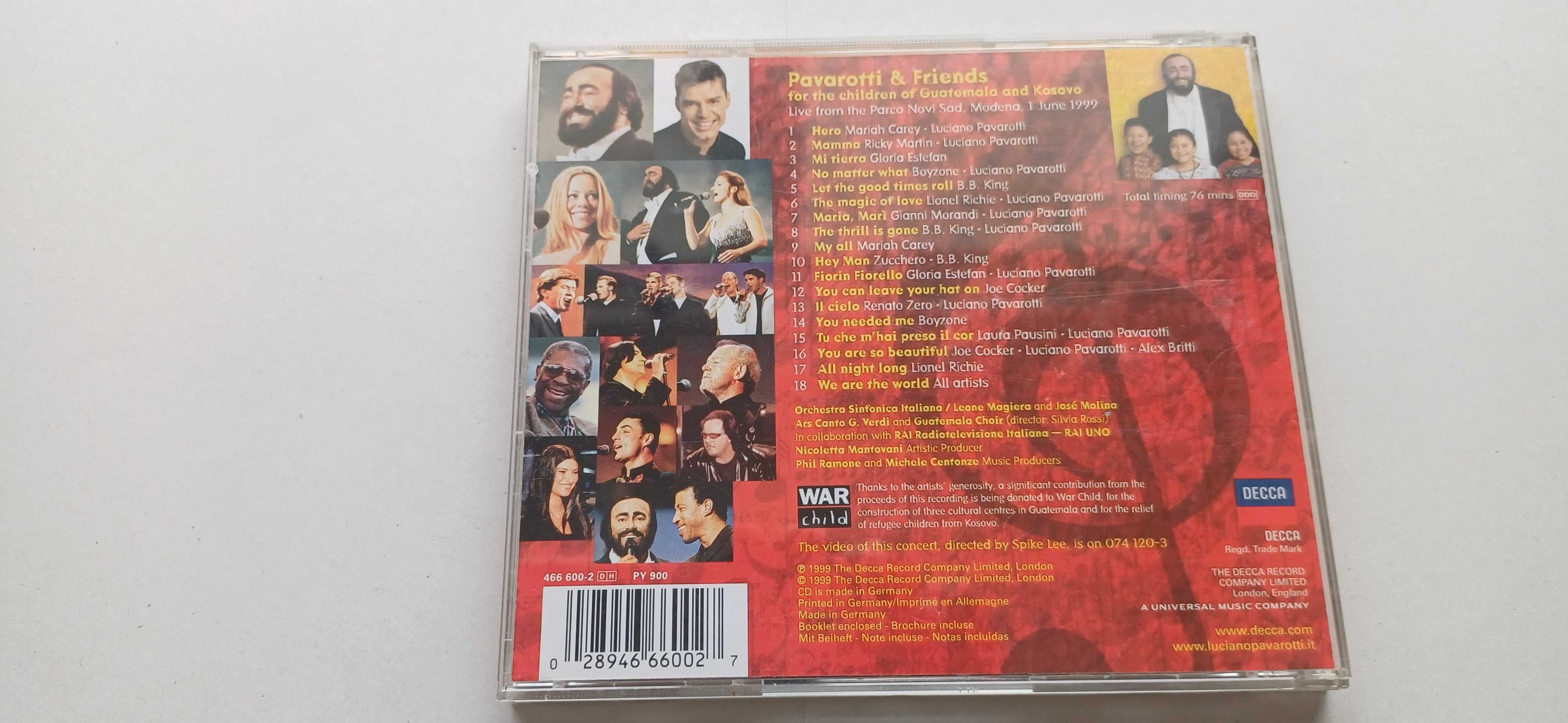 CD Pavarotti & Friends - 1999