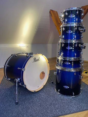 Perkusja Pearl Sea Blue Fade Shell Set + Tom 10" + 2x TH-88L