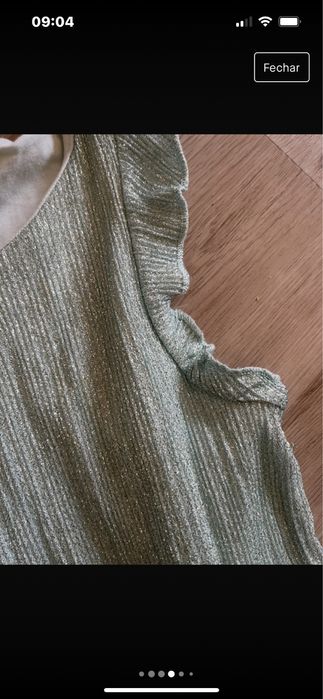 Vestido brilho zara