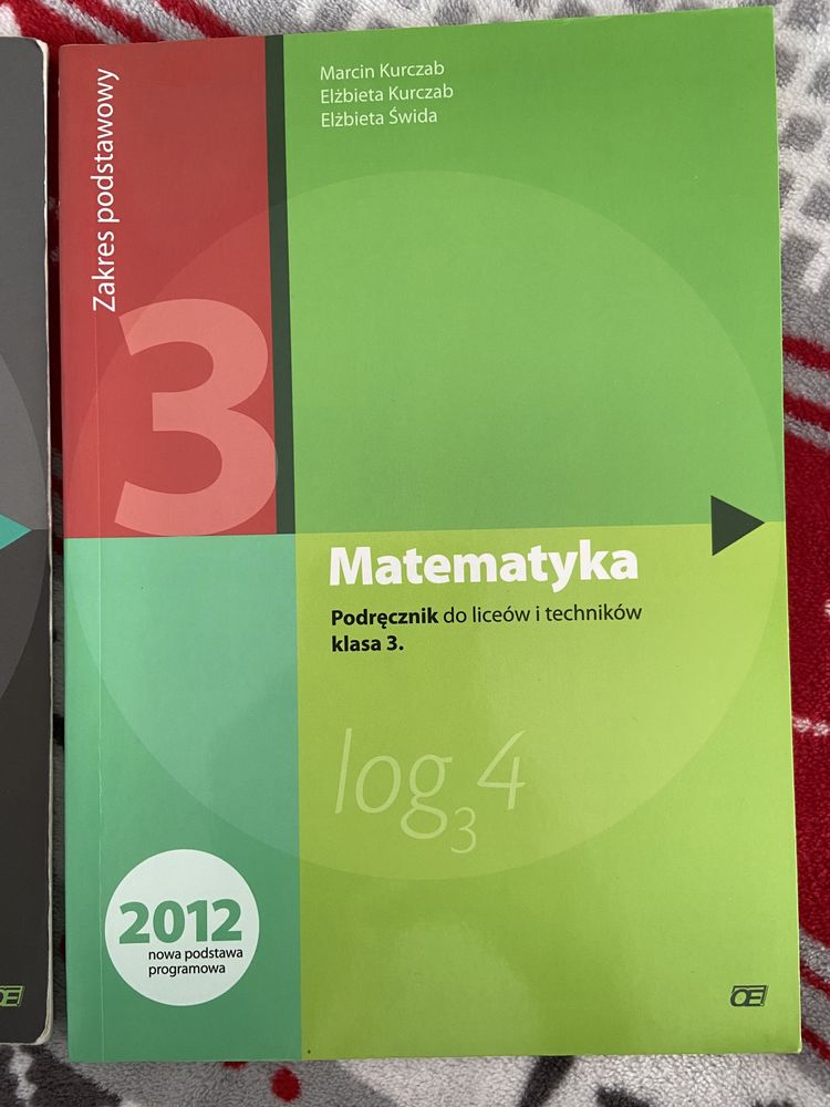 Matematyka - podręcznik i zbiór zadań do liceów i techników, klasa 3