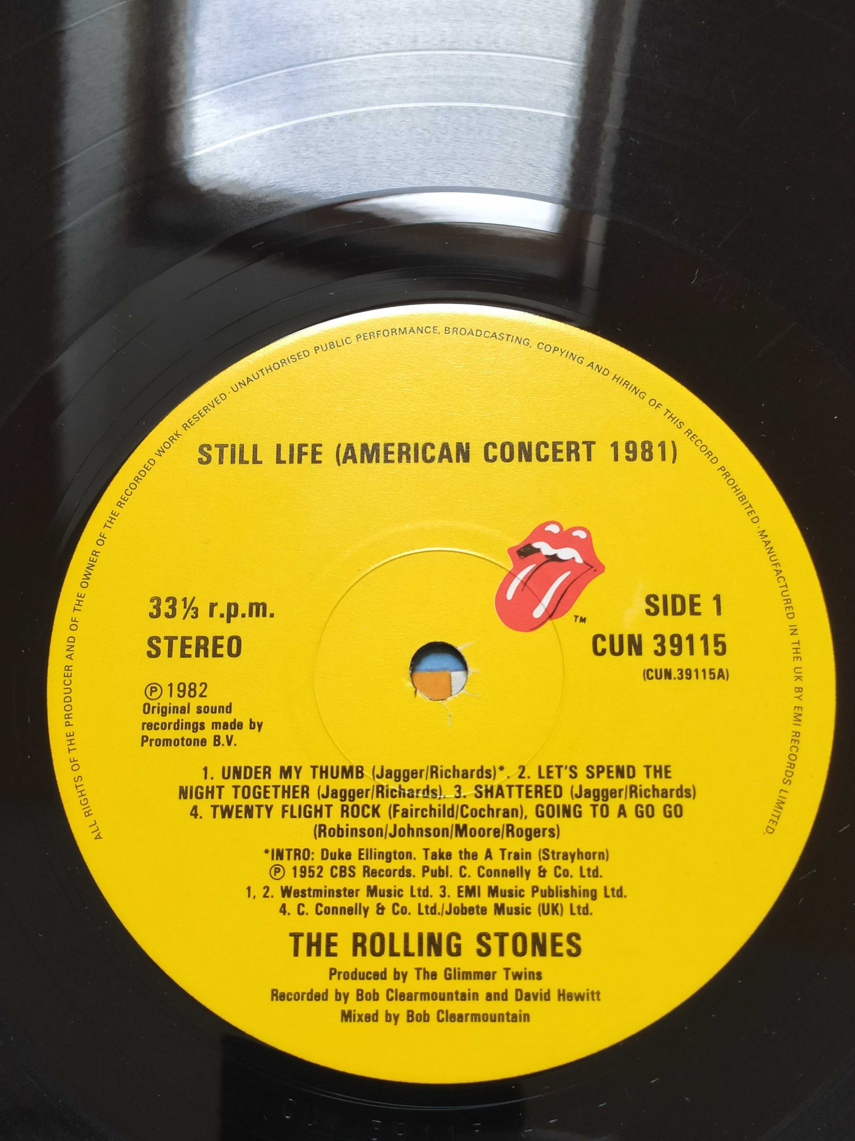 The Rolling Stones LP Still Life, 1. wyd. ang. 1982, winyl START ME UP