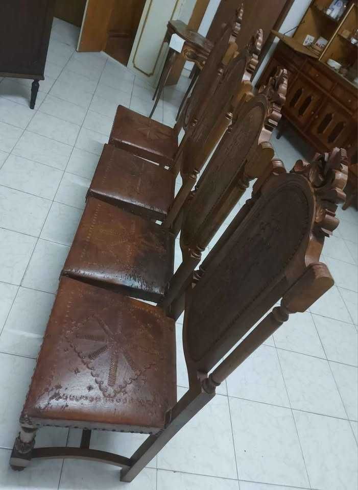 ÚLTIMAS 2 SEMANAS!/FINAL 2 WEEKS!/4 cadeiras antigas/4 antique chairs