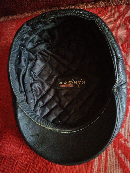 Чоловіча фуражка з натуральної шкіри