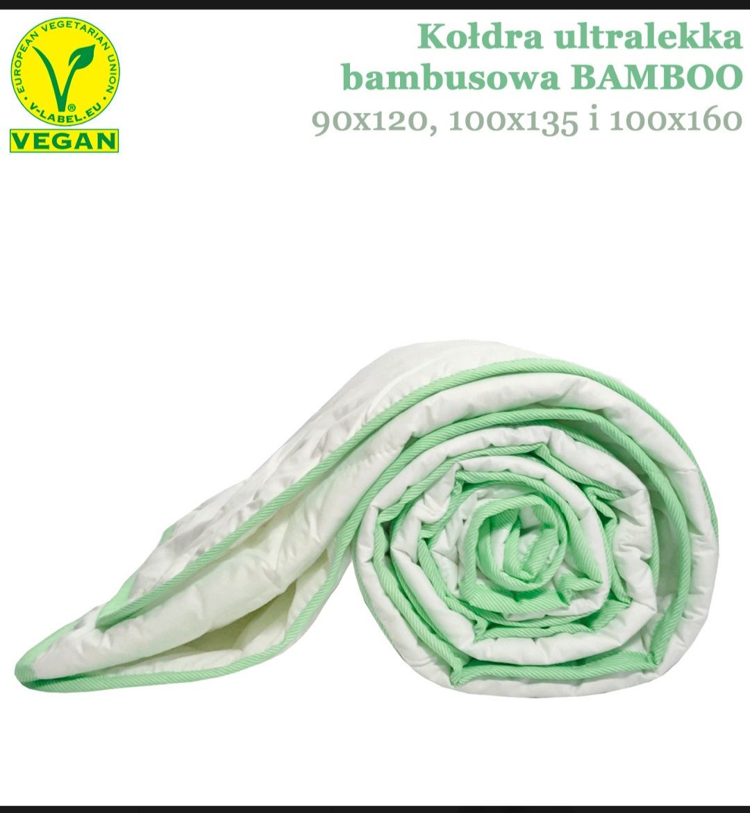 Kołdra dziecięca ultralekka do łóżeczka bambusowa Bamboo POLDAUN 110x1