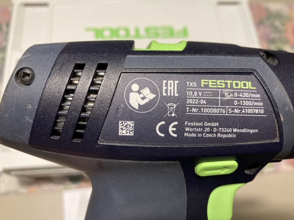 Festool Txs stan idealny  na gwarancji