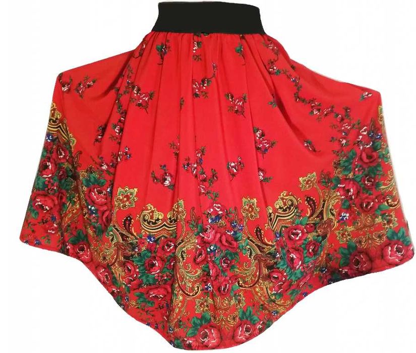 Spódnica MIDI góralskie cleo  folk