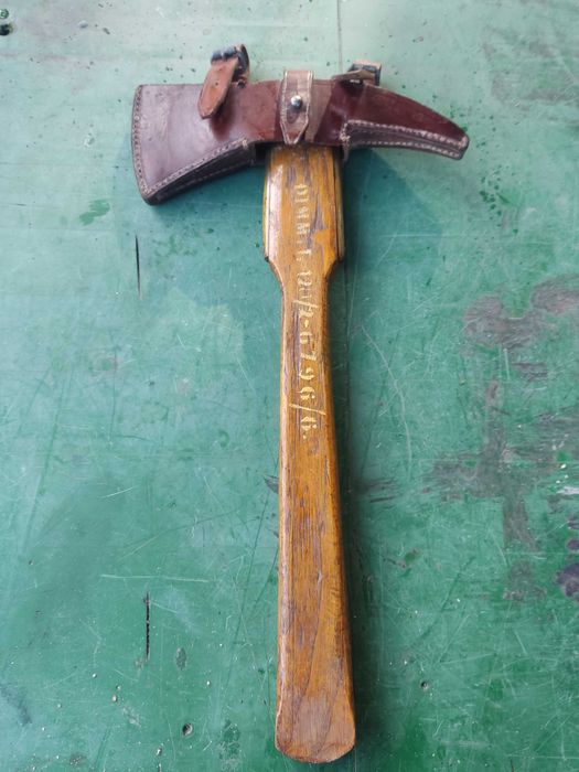 Toporek strażacki siekiera stara PRL Retro