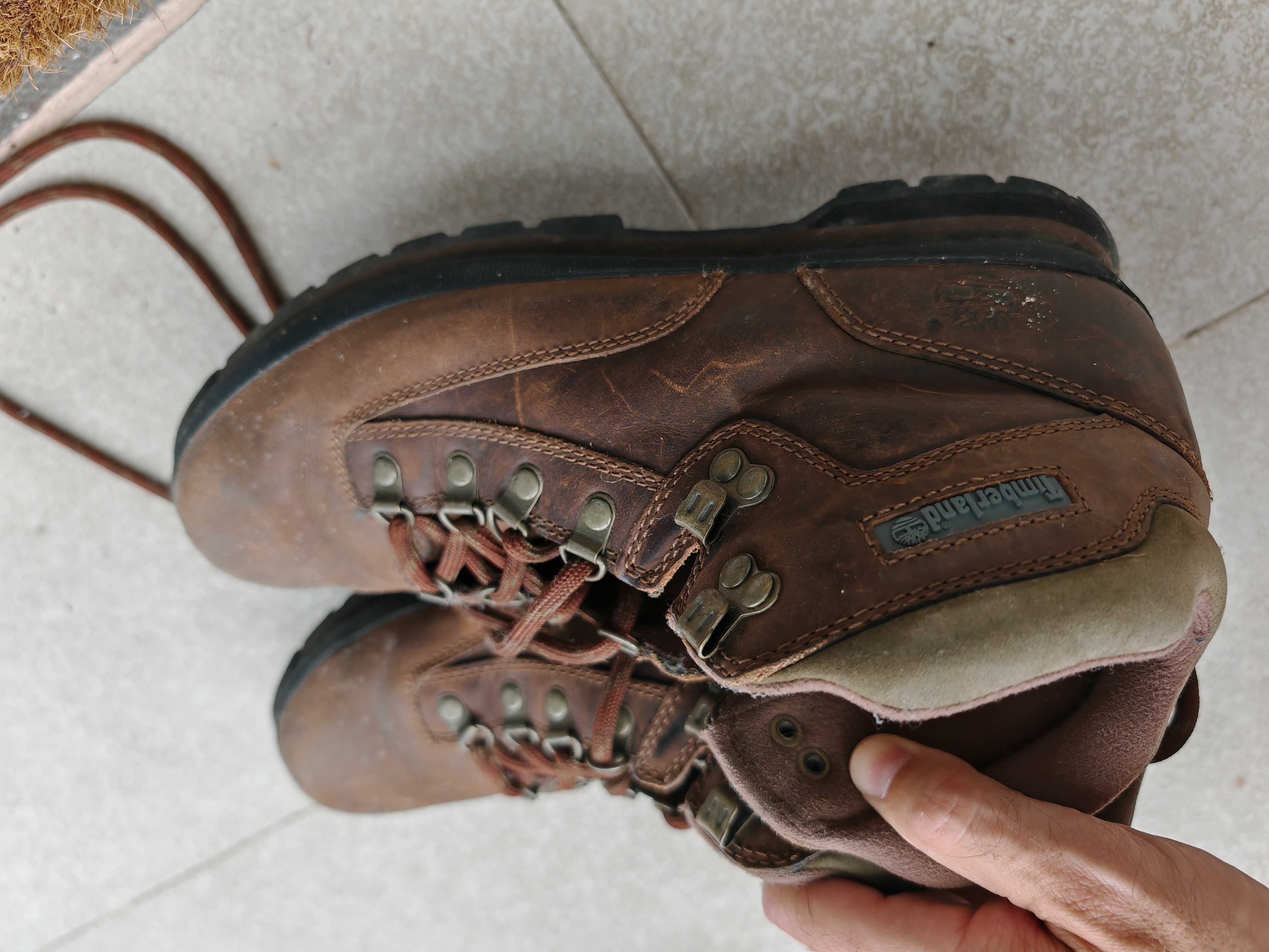 Botas Timberland tamanho 43 — Couro genuíno