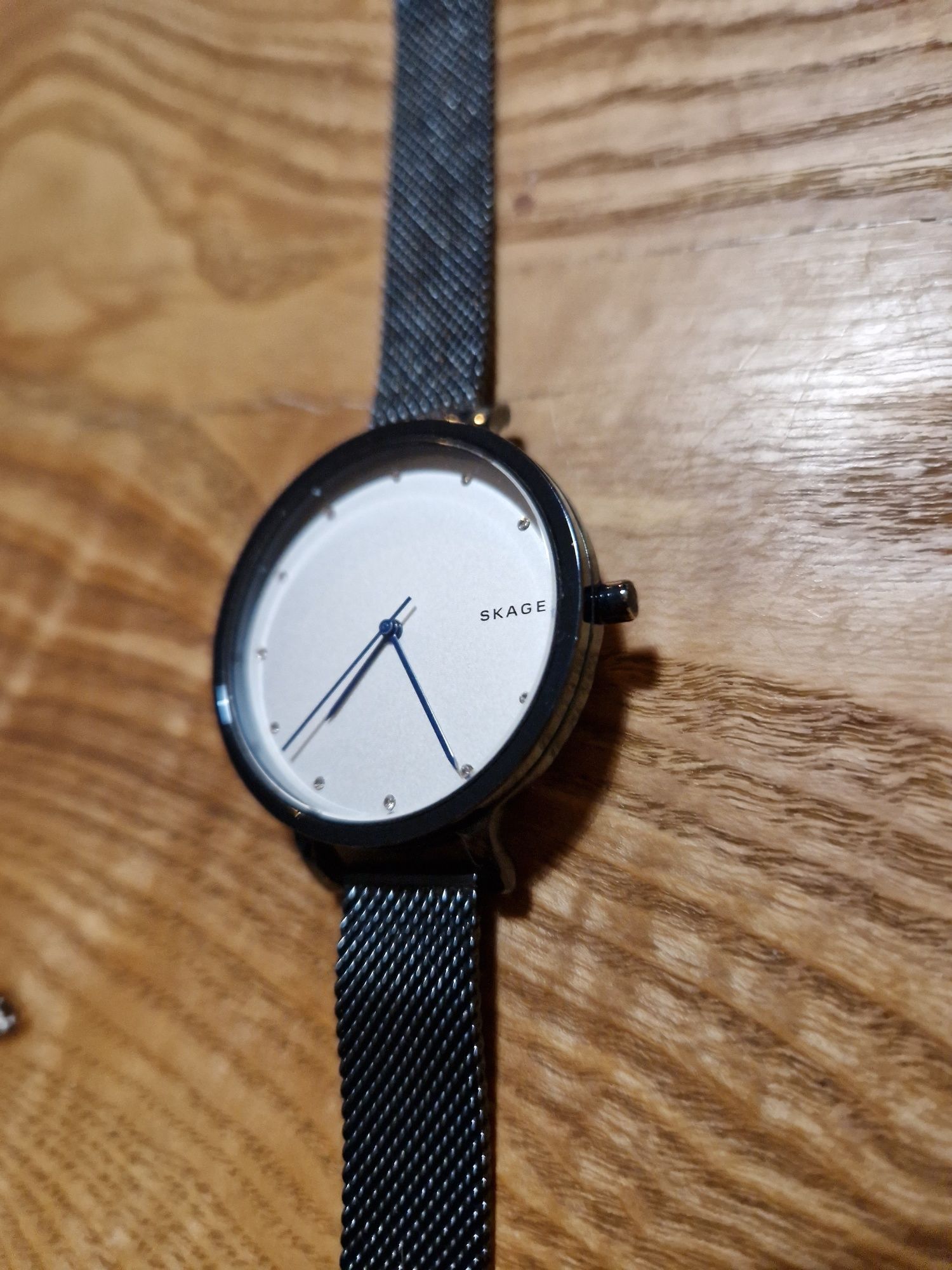 Zegarek Skagen Mesh granatowy, bransoleta