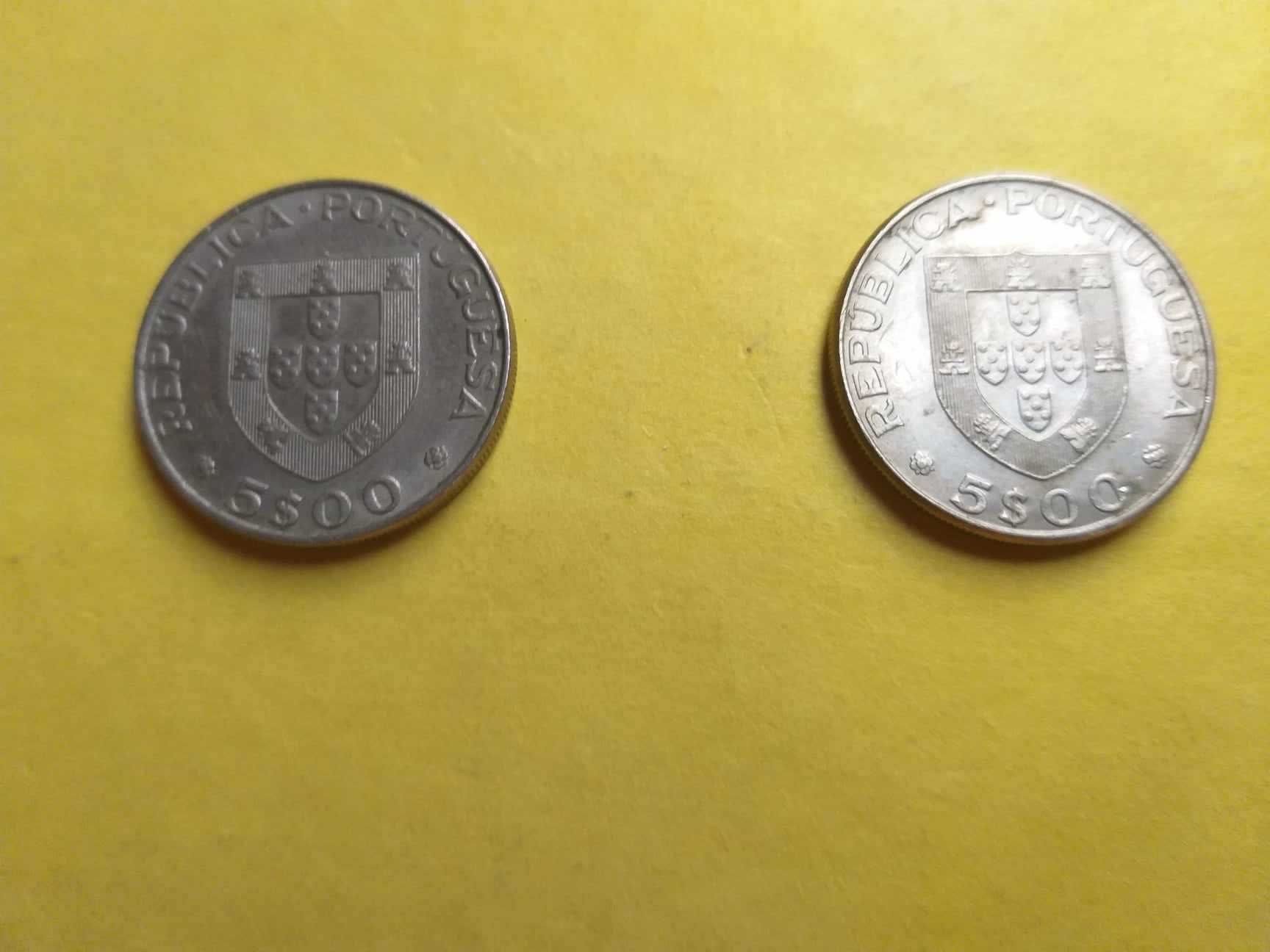 Moeda 5$00 Centenário do Falecimento de Alexandre Herculano