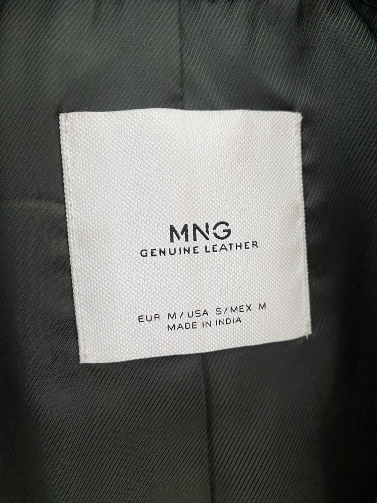 Натуральна шкіра куртка розмір S/M mango