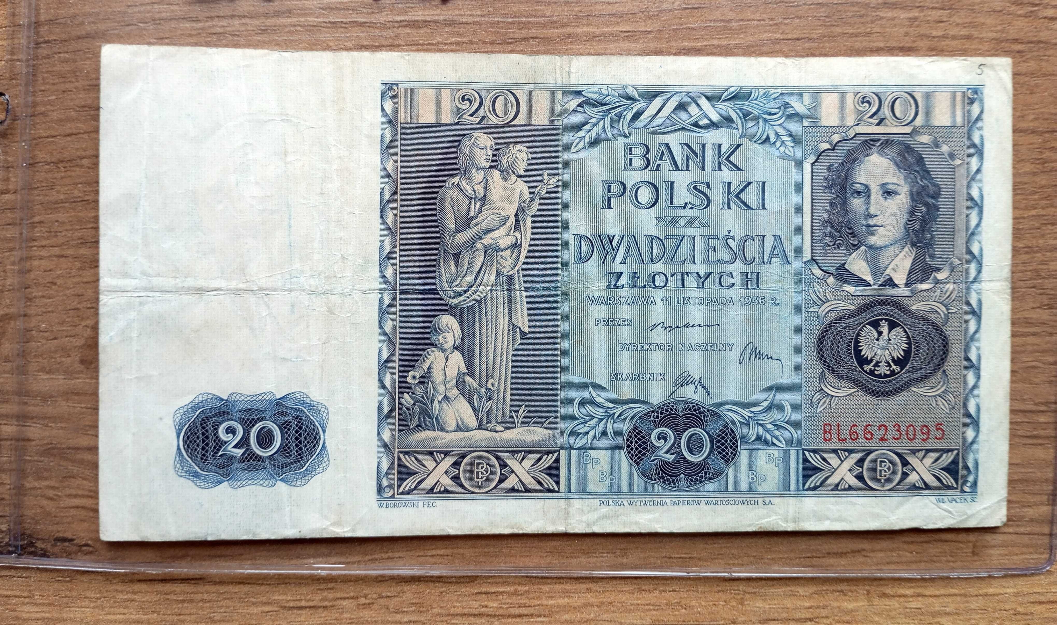 20 zł 1936    - BL -