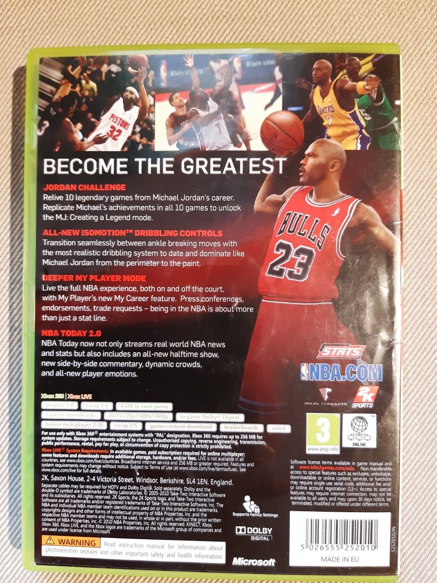 Gra NBA 2K 11 na konsolę xbox 360
