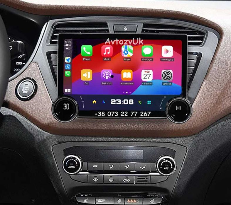 Android 14 I10 I 10 i10 Hyundai I20 I 20 i20 GPS USB CarPlay Магнитола