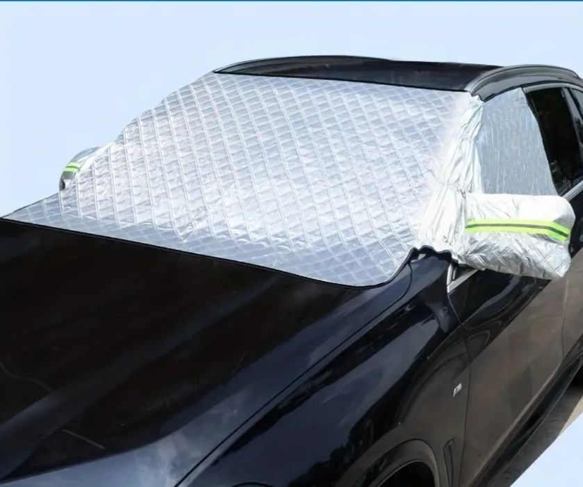 Gruba magnetyczna osłona przednich szyb, bocznych auta i lusterek