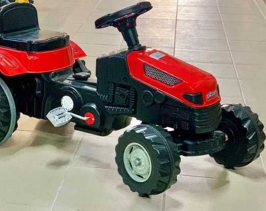 Трактор детский на педалях с прицепом
