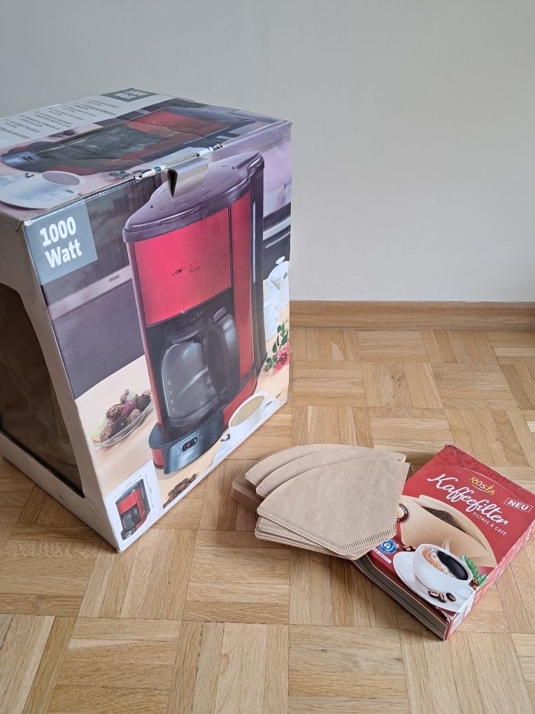 Ekspres do kawy przelewowy Clatronic KA3176 Kawiarka automat + gratis