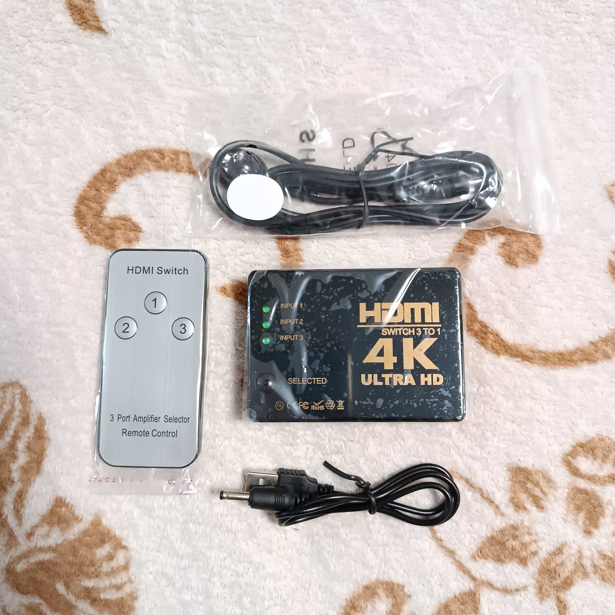 HDMI-перемикач/switch Вихід 3-в-1