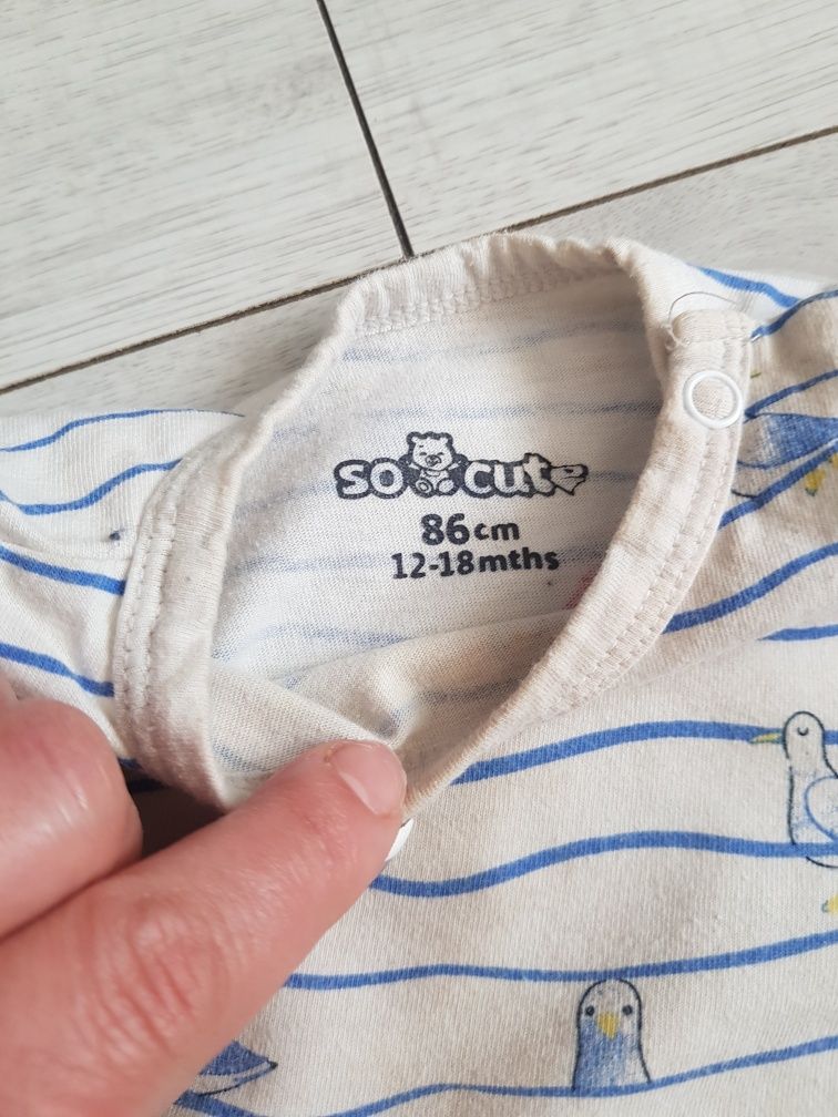 Zestaw 2 szt body chłopięce Pepco krótki rękaw