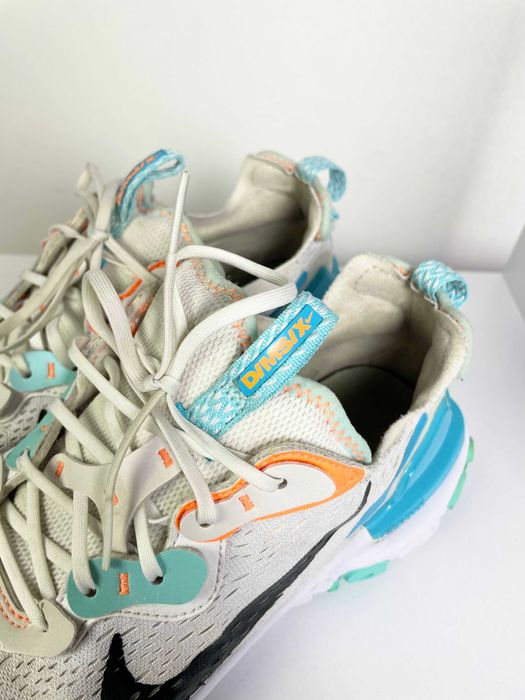 nike react vision gs white total orange як НОВІ!!! кросівки спортивні