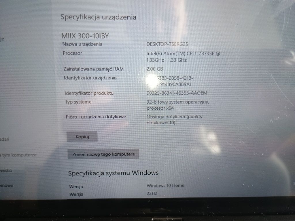 Lenovo Ideapad miix 300-10iby