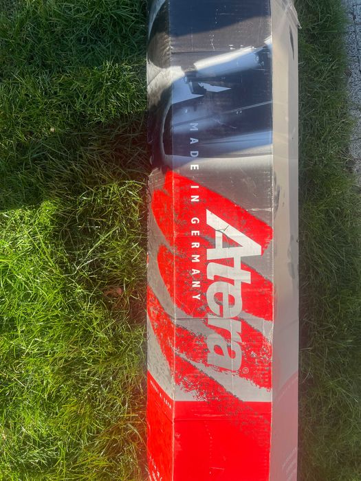 Bagażnik Dachowy Typu BOX Czarny Połysk Audi OE + relingi ATERA signo