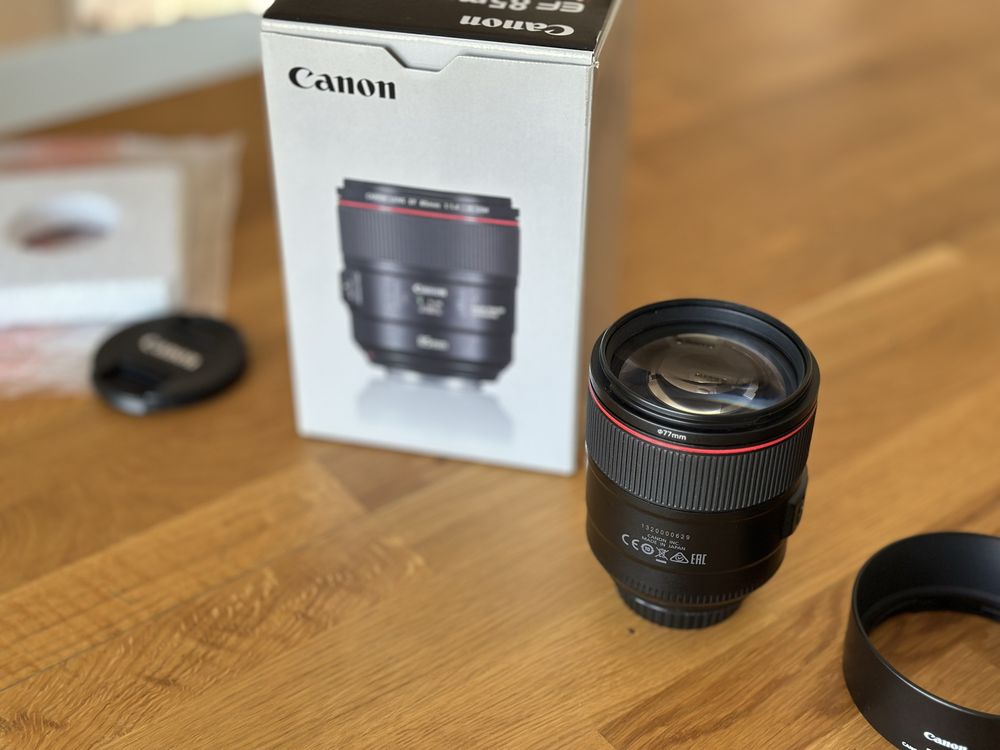 Canon 85 1.4 IS USM, nowy, koniec 2023roku