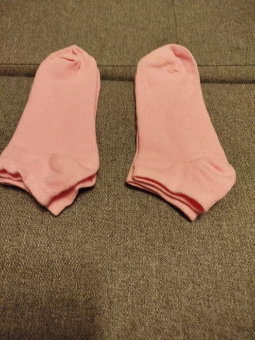 Skarpetki dziewczęce stopki różowe