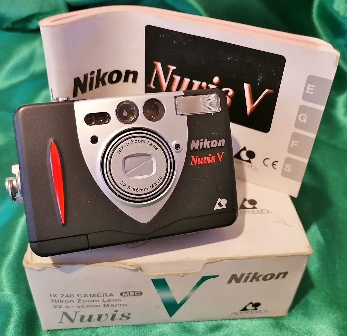 Nikon Nuvis V fotográfica de rolo comandos digitais