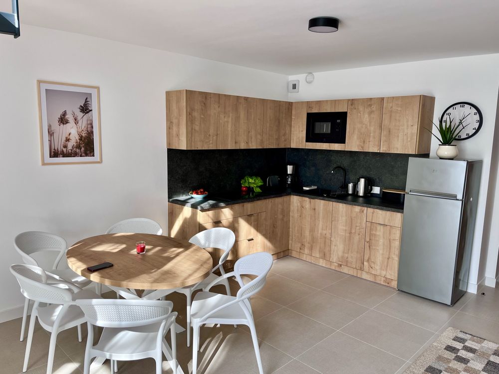 Najlepszy apartament w Dąbkach! Plaża, las, dwa poziomy, 80m2, tarasy