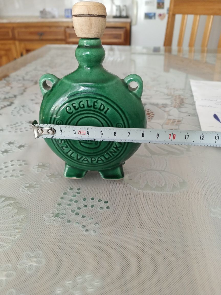 Stara porcelanowa butelka na alkohol, tabakiera