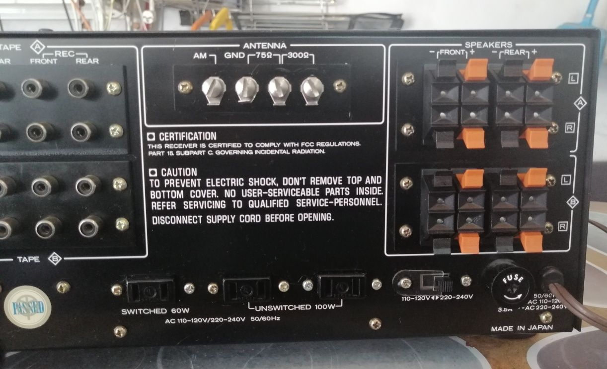 Kenwood 9940 receiver quadrifônico topo de gama