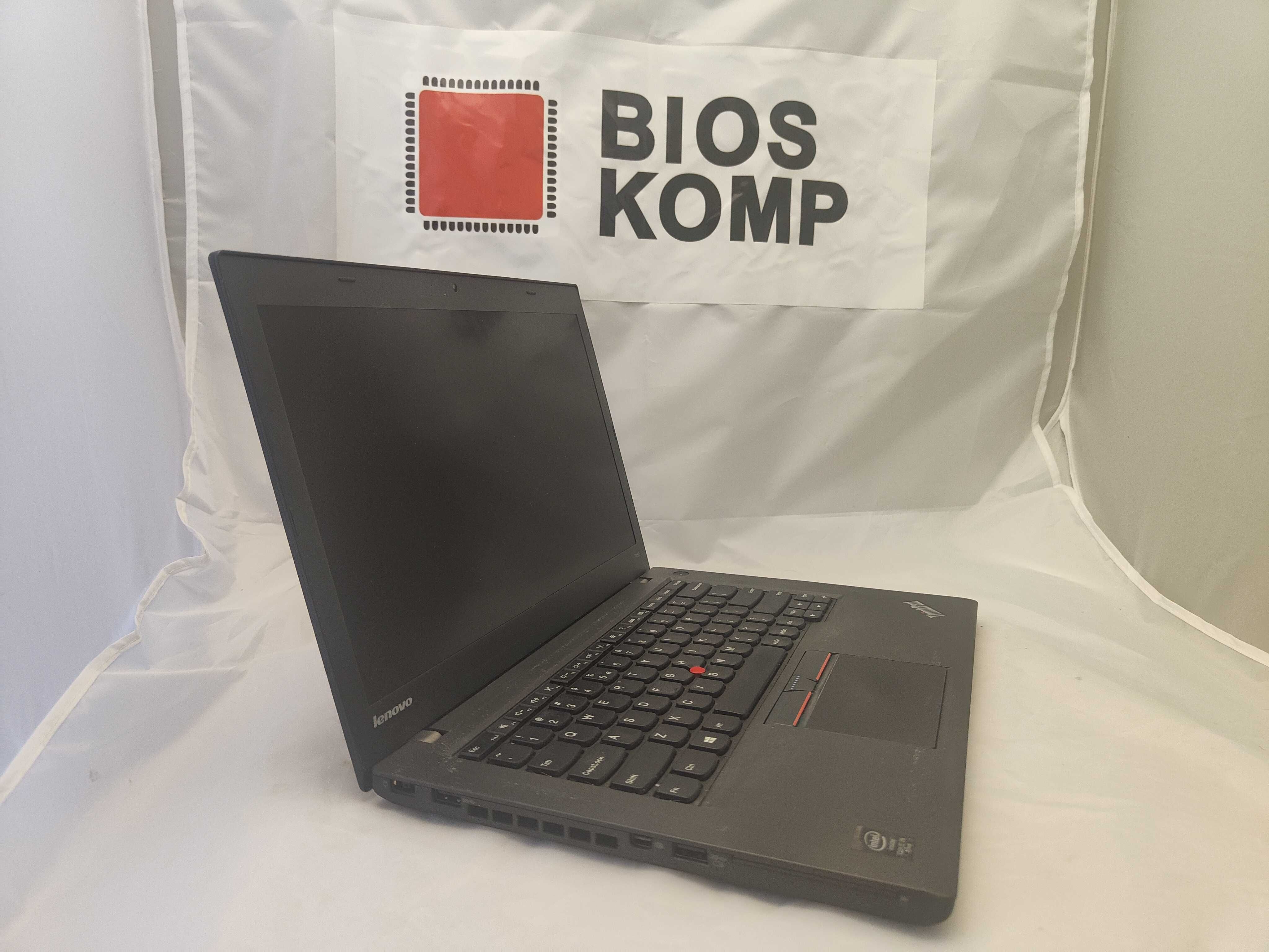 Laptop Lenovo ThinkPad T450/i5/HD+/8GB RAM/256SSD/Bioskomp/GWARANCJA
