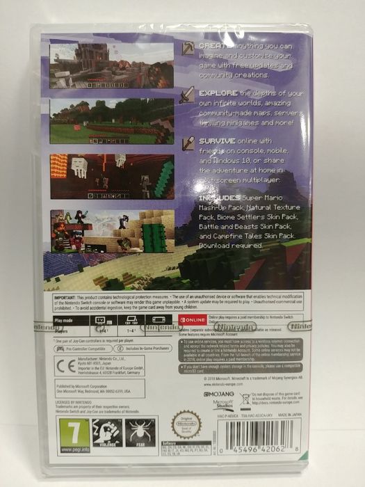 Minecraft gra Nintendo Switch (grywanda.pl)