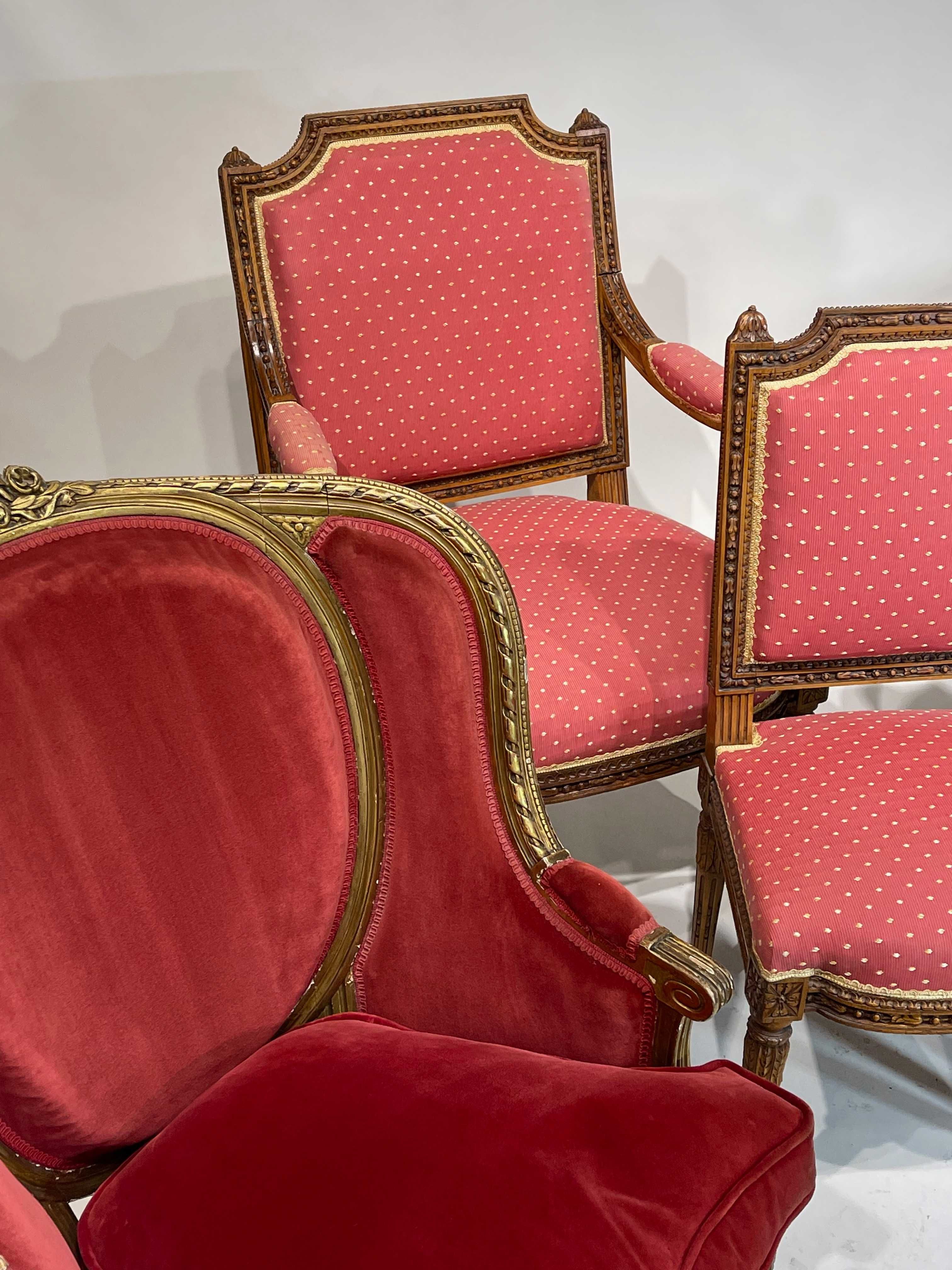 Para  foteli Cabriolet w stylu Ludwik.XVI Francja