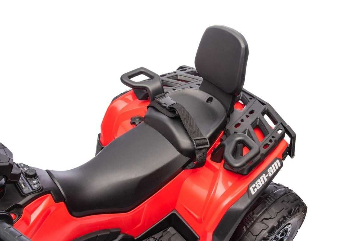Quad Can Am Outlander 4x4 na akumulator 12V 14Ah + PILOT Czerwony