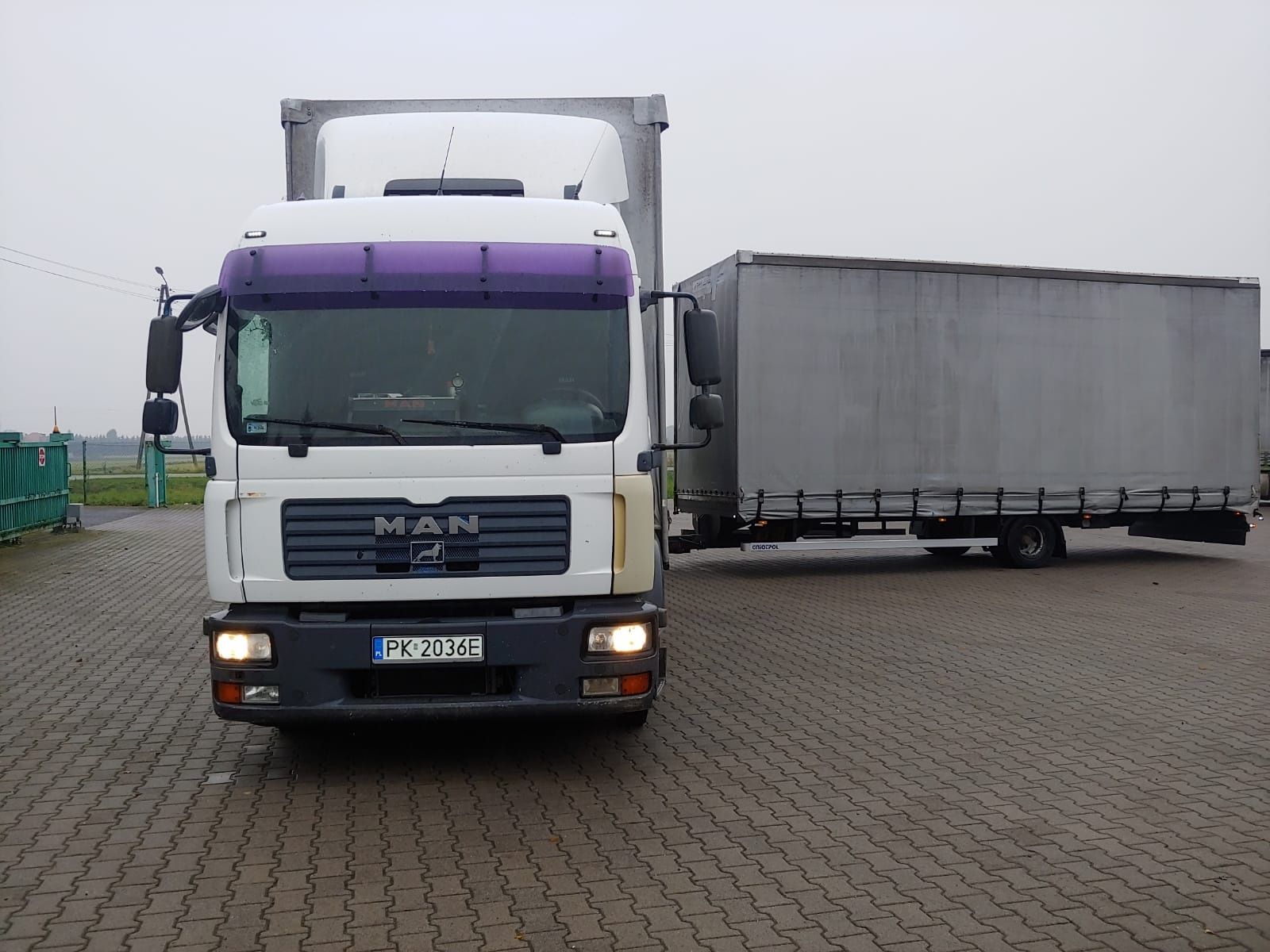 Sprzedam zestaw Man TGL 12.240 + Przyczepa Gmiotpol