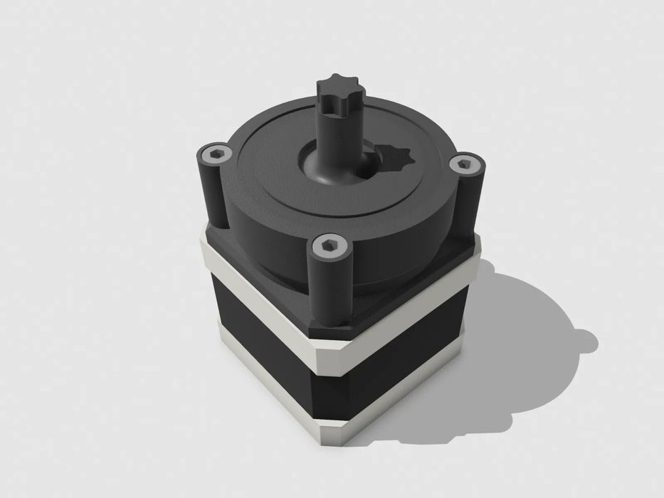 Caixa de Engrenagens Planetárias Slim para Motor Nema 17