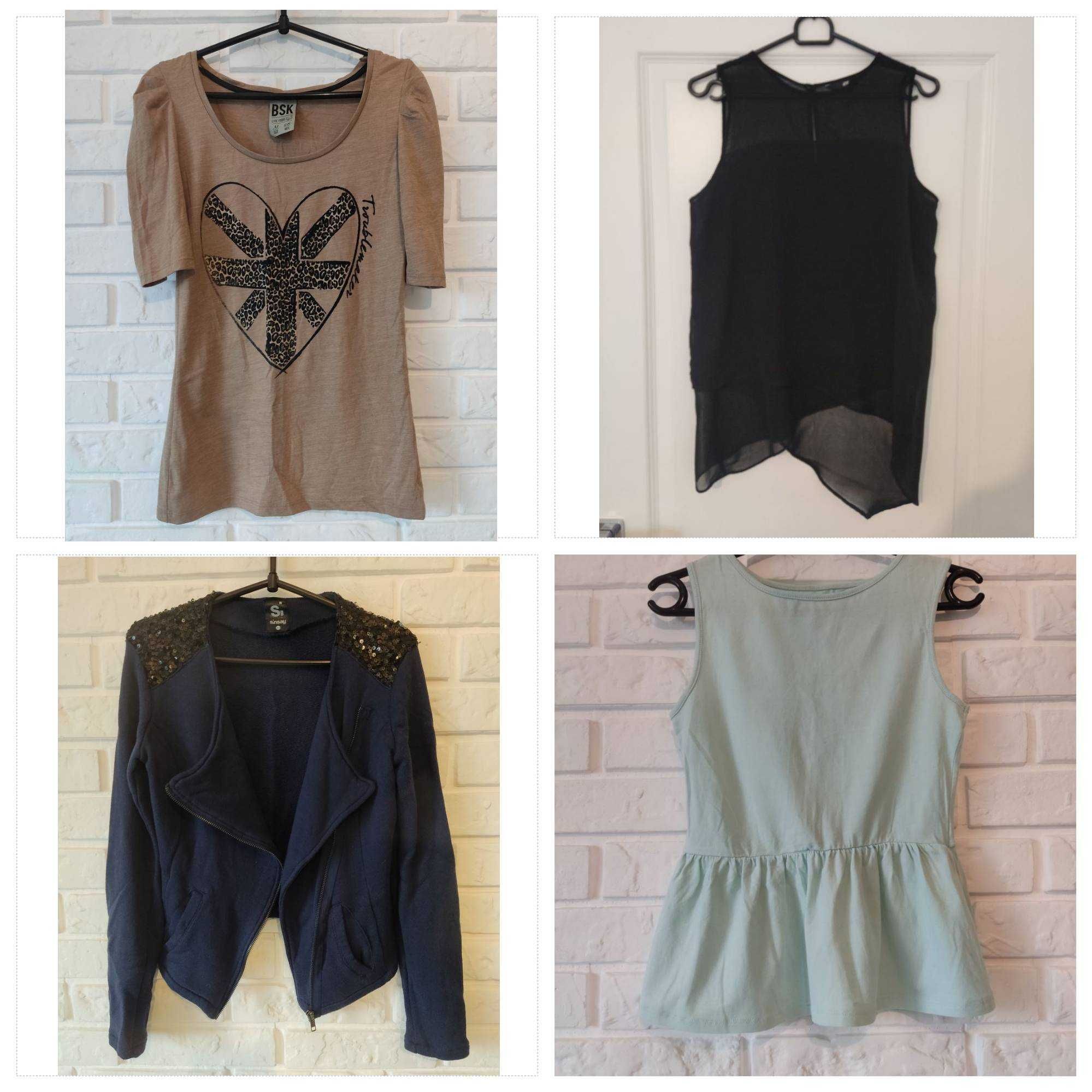 Duża paczka ubrań! Ubrania + biżuteria! Rozmiar XS/S! New Look, H&M
