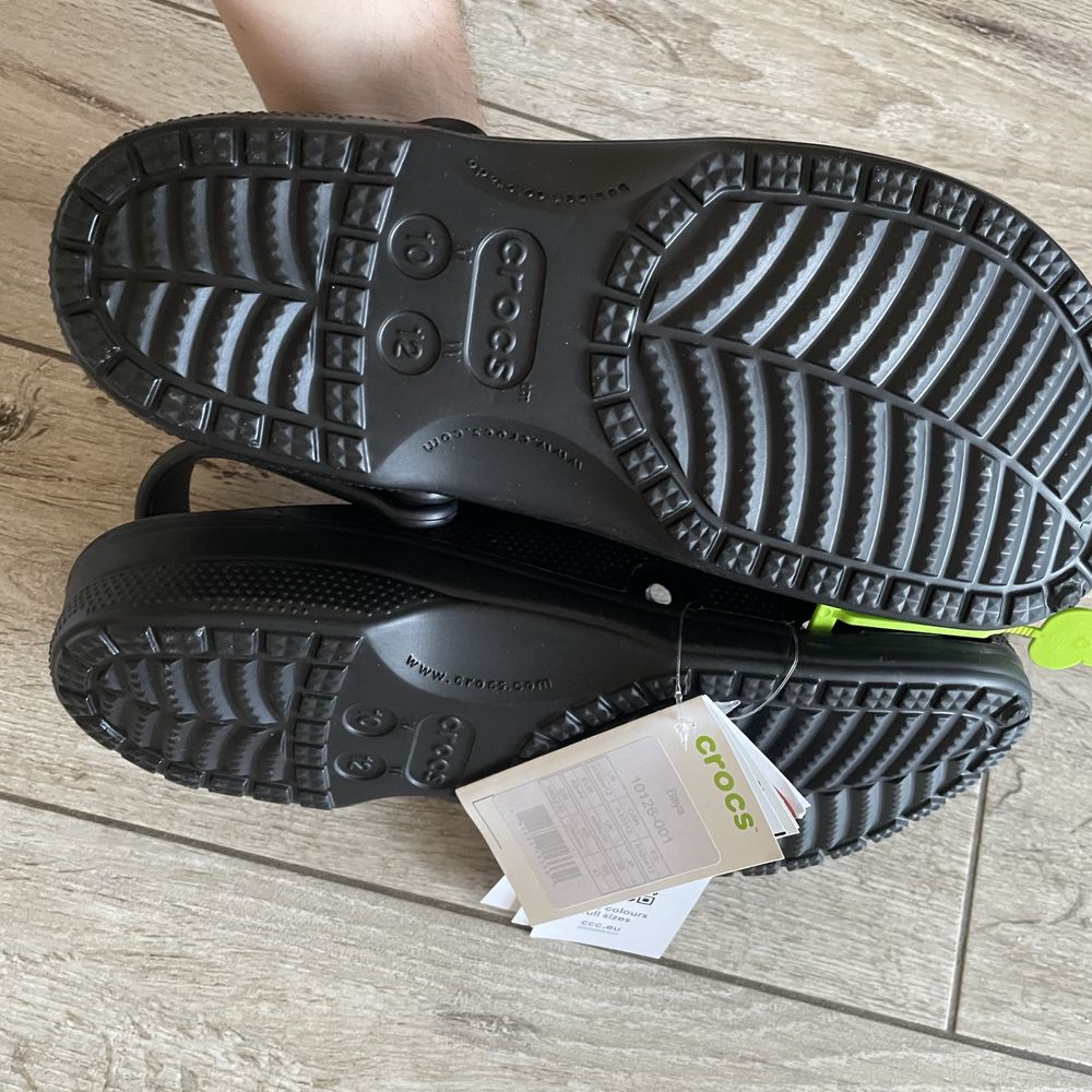 Buty Crocs 43-44 M10 W12 nowe czarne