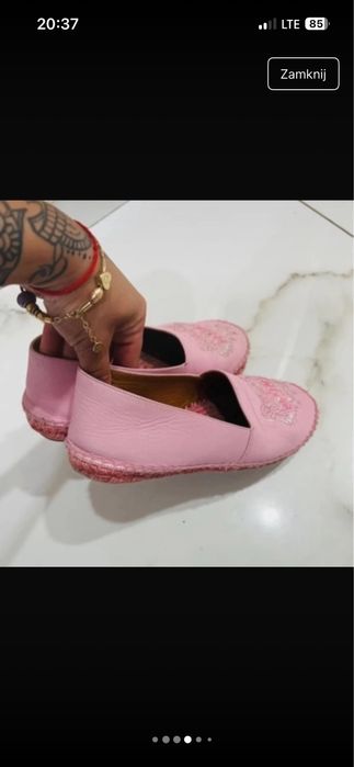 Kenzo r. 37 mokasyny espadryle baleriny buty damskie oryginalne