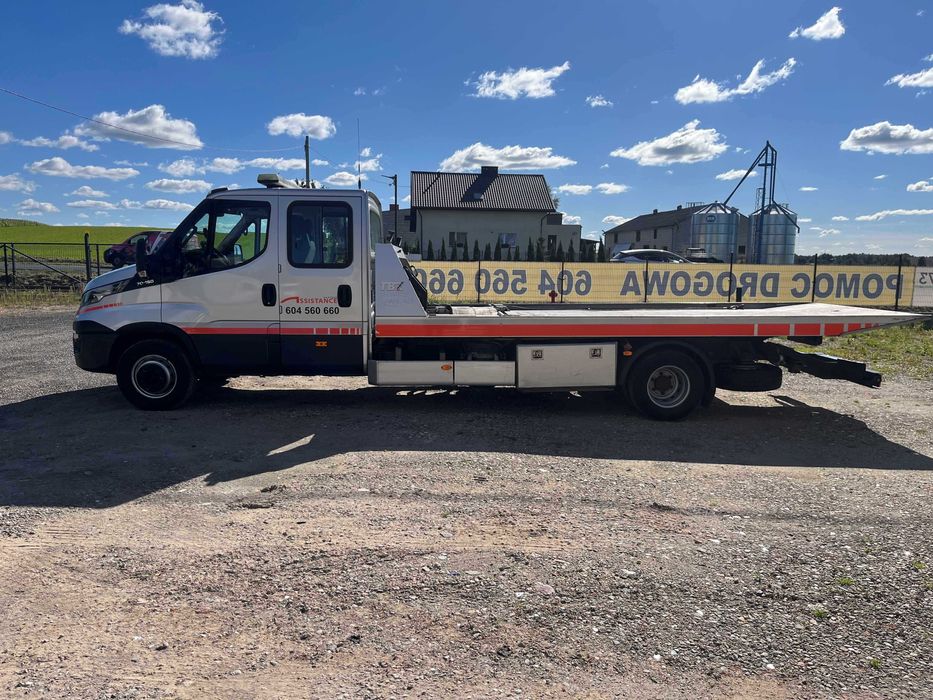 iveco daily 70c18 autolaweta hydro platforma holownik