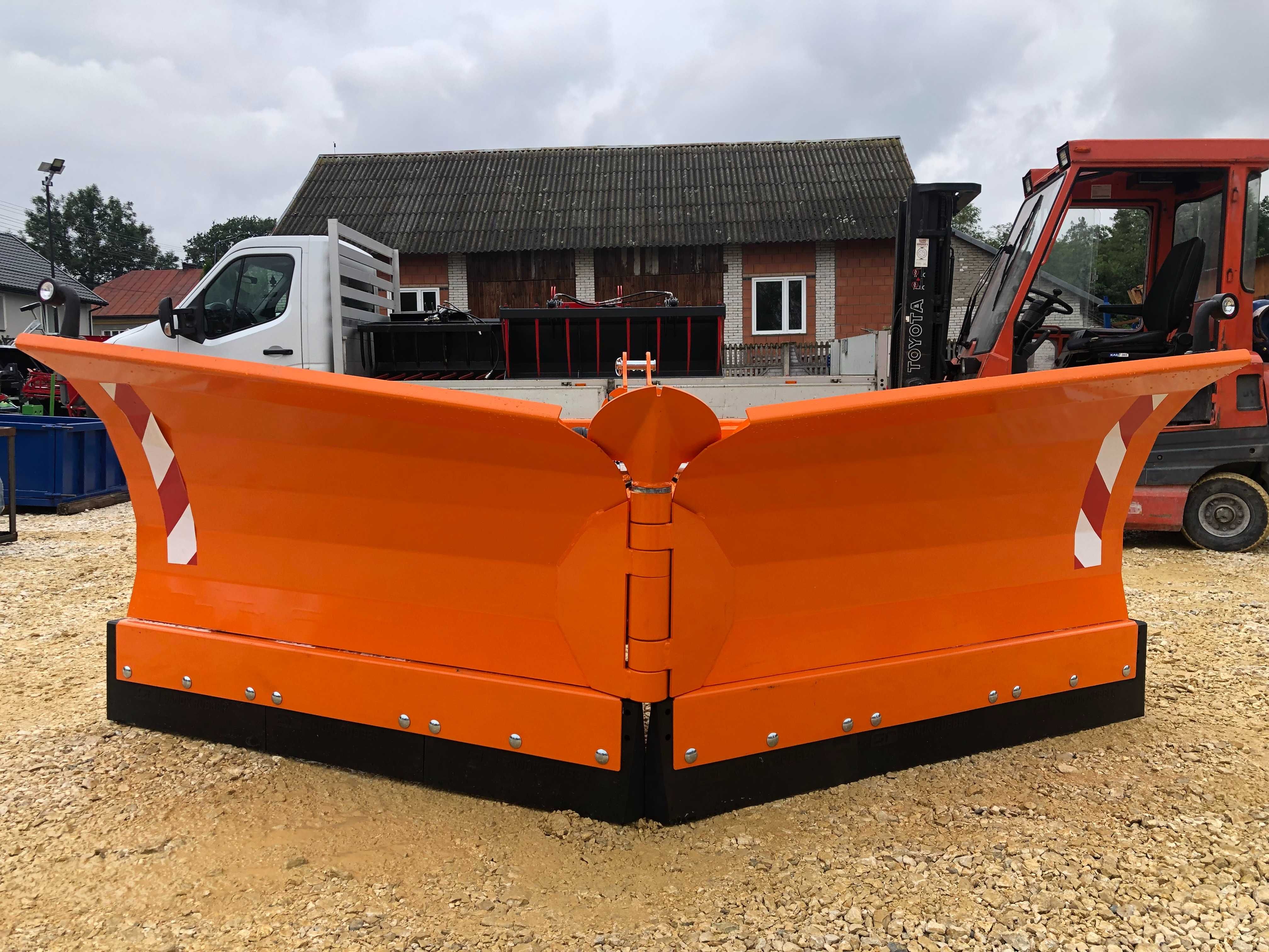 Nowy pług do śniegu VOLANT pług hydrauliczny strzałka TRANSPORT