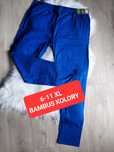 Nowe Leginsy getry czarne wielkie bambus 6-11 XL 52  58 60