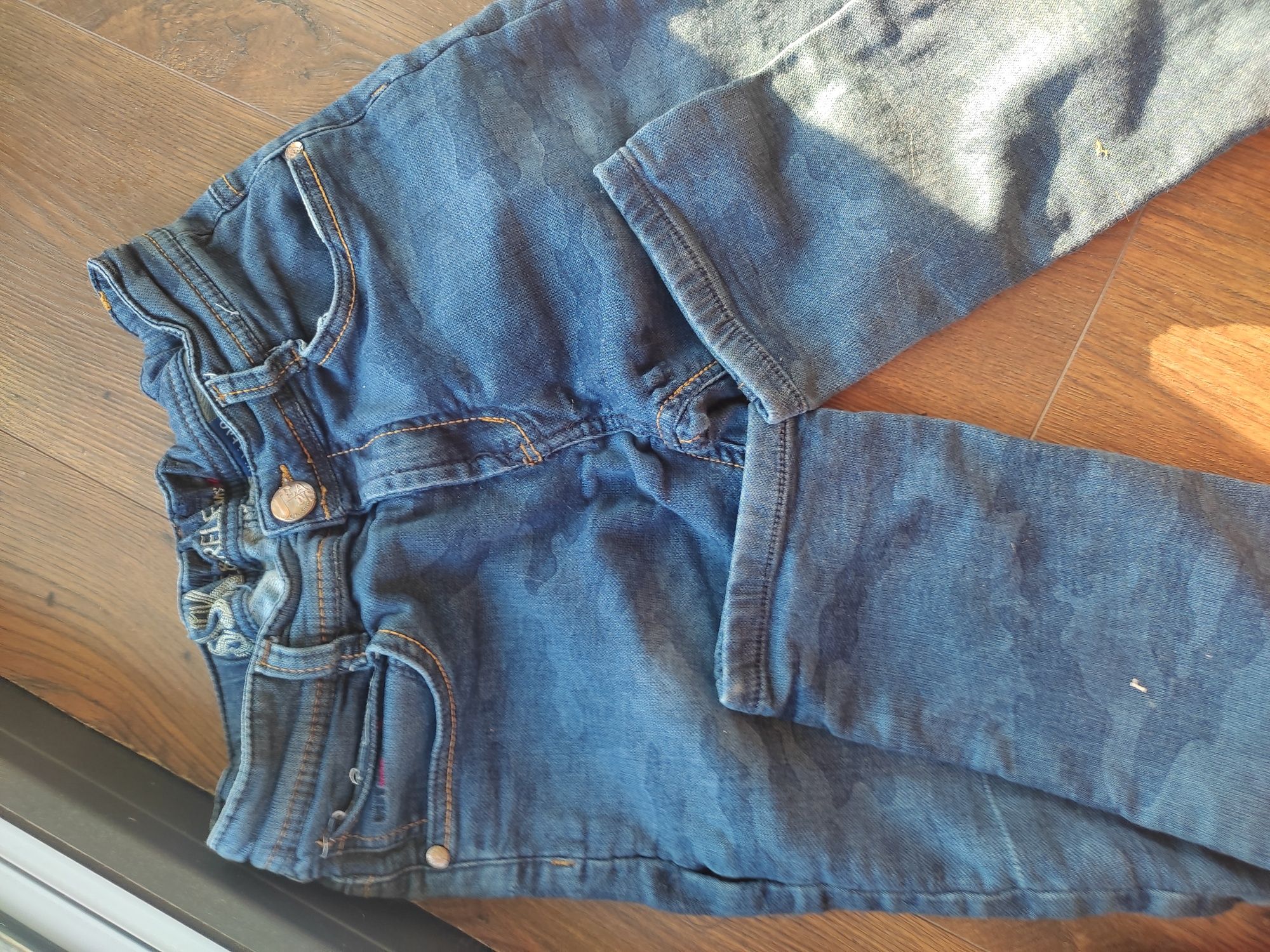 Spodnie dżinsowe jeansy chłopięce 152