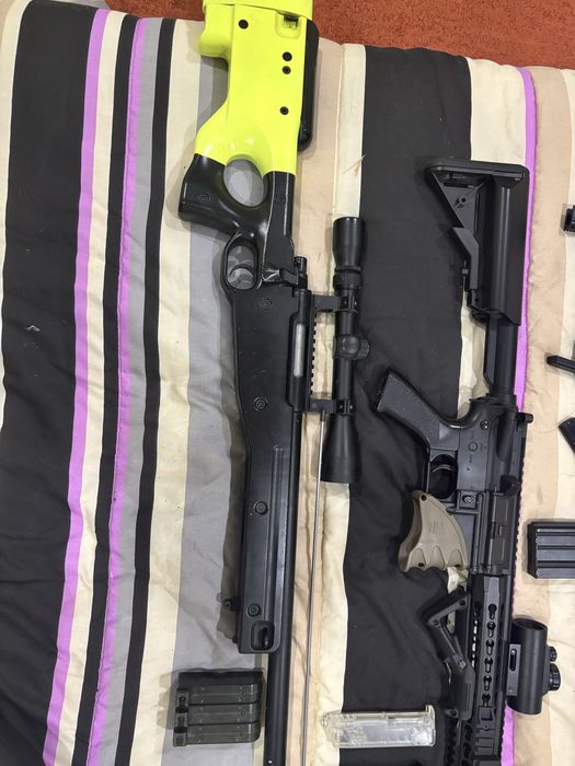 Vendo equipamento e armas de airsoft