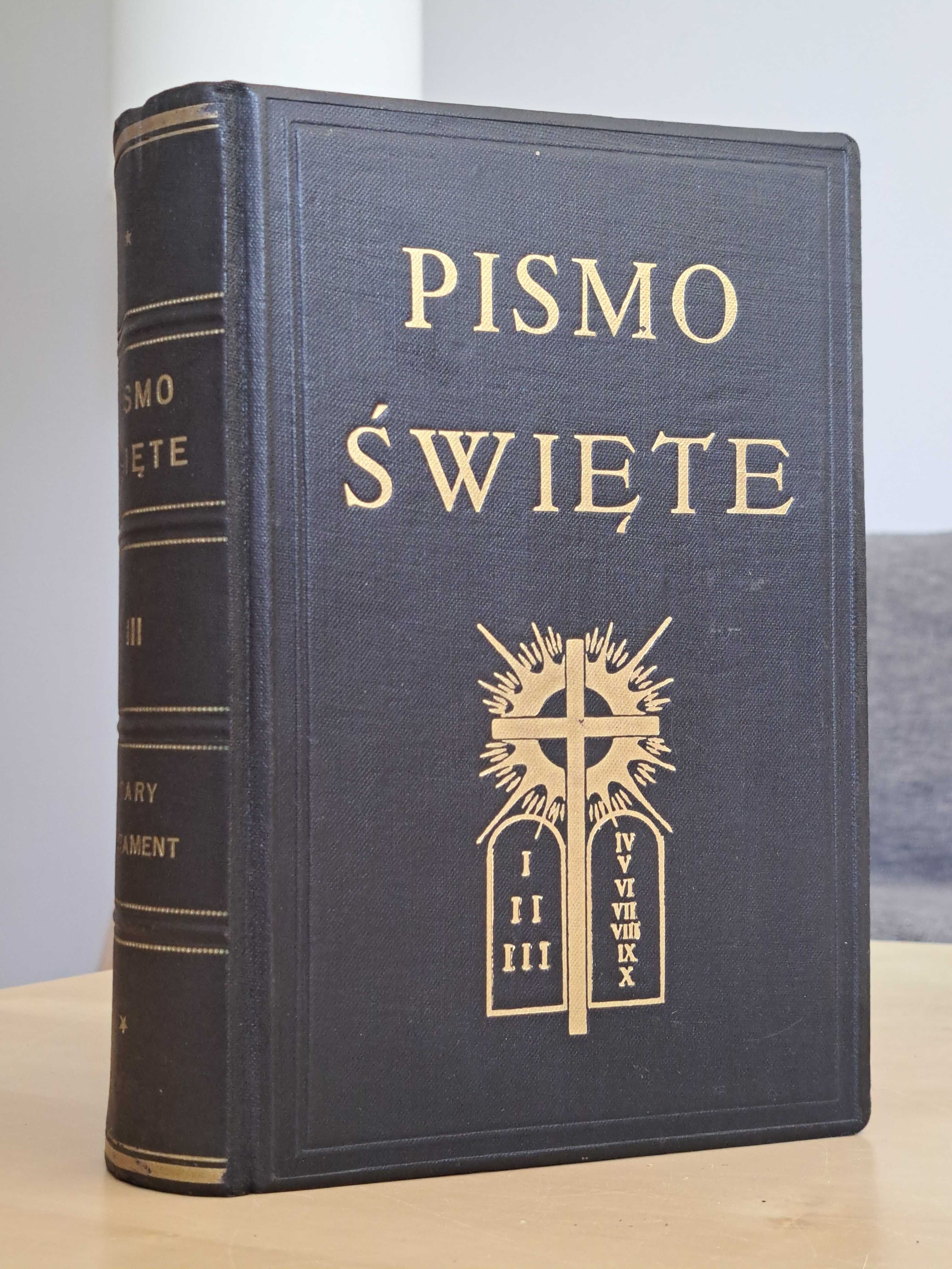 1928 rok. Pismo Święte Jakóba Wujka. Stary Testament. Tom III