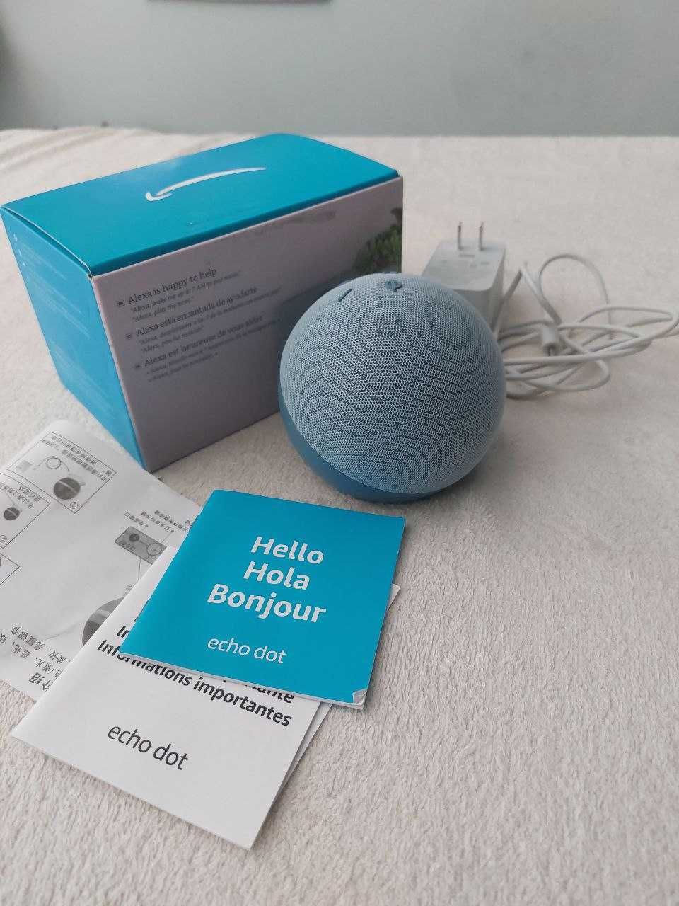 Нова розумна портативна колонка Echo Dot від Amazon з вбудованою Alexa
