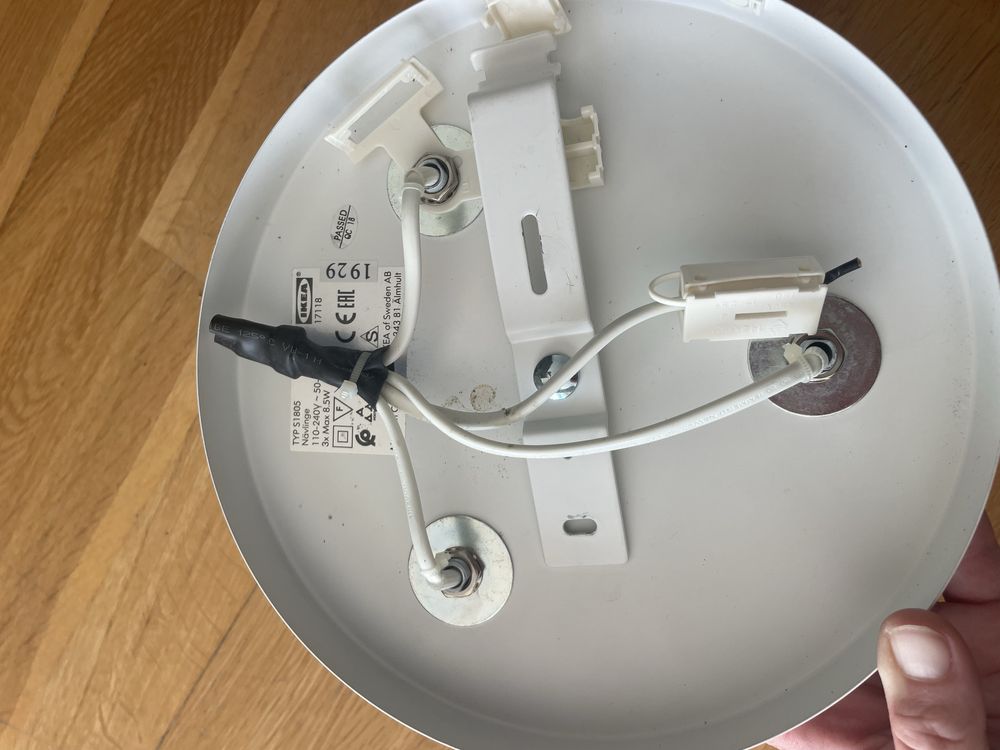 Projetor p/teto c/3 focos, branco
