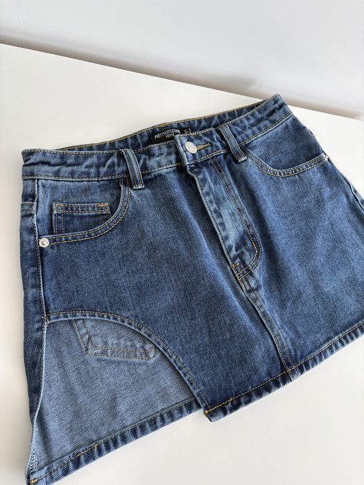 Джинсова міні-спідниця